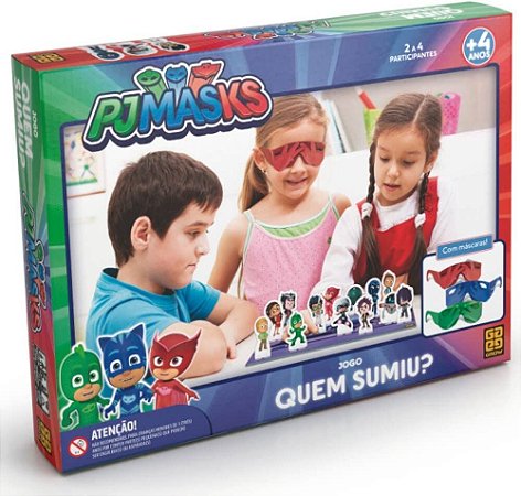 Jogo Quem Sumiu  PJ Masks - 3771 - Grow