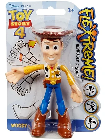 Boneco Woody Toy Story 4 Flexivel 10cm - Mattel GGL00
