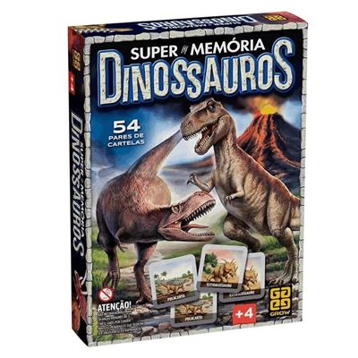 Jogo Super Trunfo - Dinossauros - Grow - superlegalbrinquedos