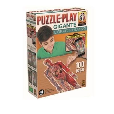 Puzzle 100 peças Dinossauros - Loja Grow