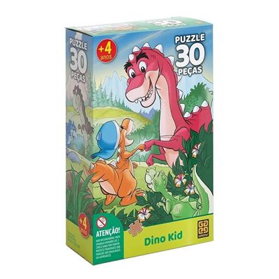 Quebra Cabeça 30 Peças Dino Kid - 3922 - Grow