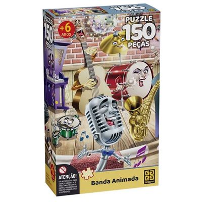 Quebra Cabeça Banda Animada 150 peças - 4045 - Grow
