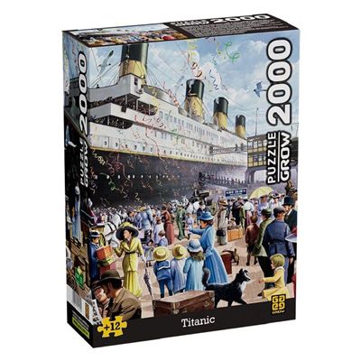 Quebra-Cabeça - 2000 Peças - Titanic - 4214 - Grow