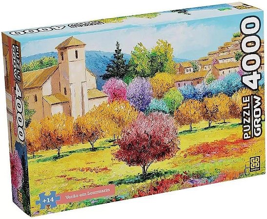 Quebra-Cabeça Verão em Lourmarin 4000 Peças - 4101 - Grow
