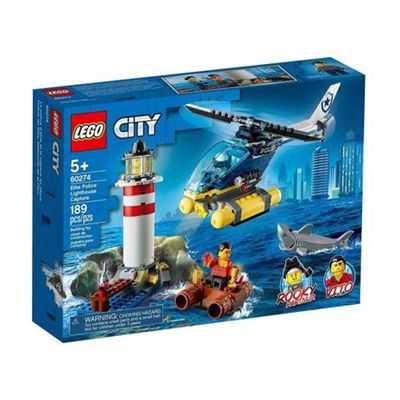 Lego City - Polícia De Elite - Captura no Farol - 189 Peças - 60274 - Lego
