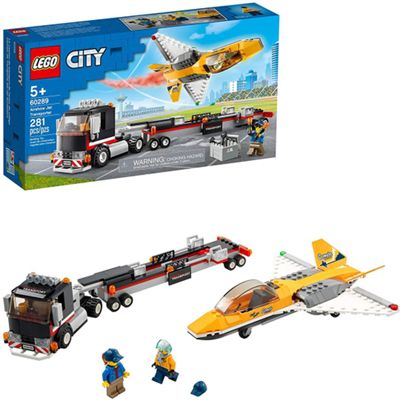 Lego City - Transportador De Avião - 281 Peças - 60289 - Lego