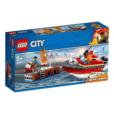 Lego City - Incêndio na Doca - 97 Peças - 60213 - Lego  ✔
