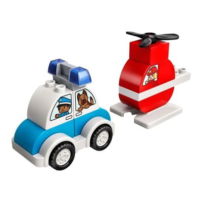 Lego Duplo 14 Pecas Helicoptero Policia 10957 Lego Real Brinquedos