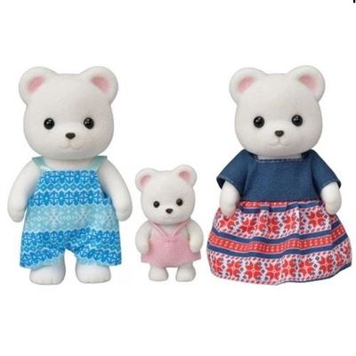 Sylvanian Families - Familia dos Ursos Polares - 5396 - Epoch