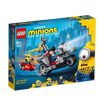 Lego Minions - Perseguição De  Moto  - 136 Peças - 75549 - Lego