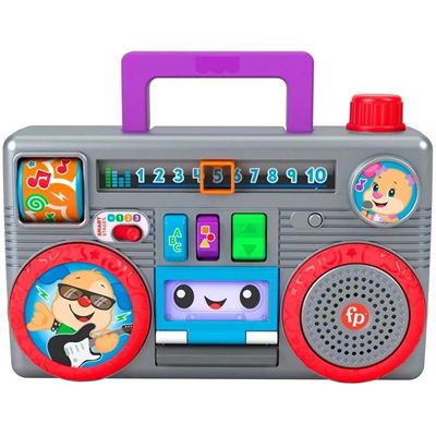 Fisher-Price Aprender e Brincar - Rádio Portátil - HBB57 - Mattel