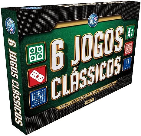 Jogo 6 Jogos Clássicos - Pais e Filhos 2759
