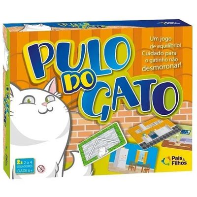 Jogo - Pulo do Gato - 989 - Pais e Filhos - Real Brinquedos