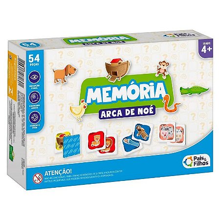 Jogo Da Memória - Arca De Noé - 2785 - Pais e Filhos