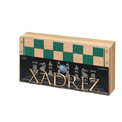 Jogo De Xadrez Em Madeira - Solapa - 791703 - Pais e Filhos - Real