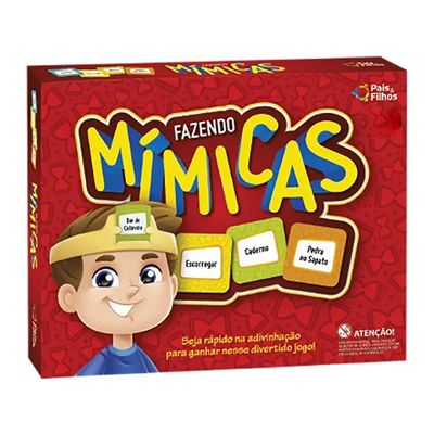 Jogo Fazendo Mímicas - 987 - Pais e Filhos