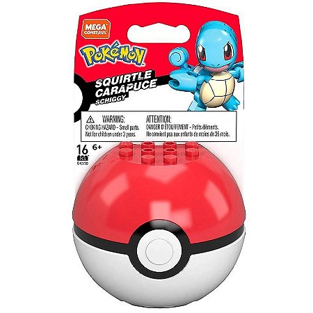 Brinquedo Pokemon - Mega Construx Pokebola + Pokemon em Promoção