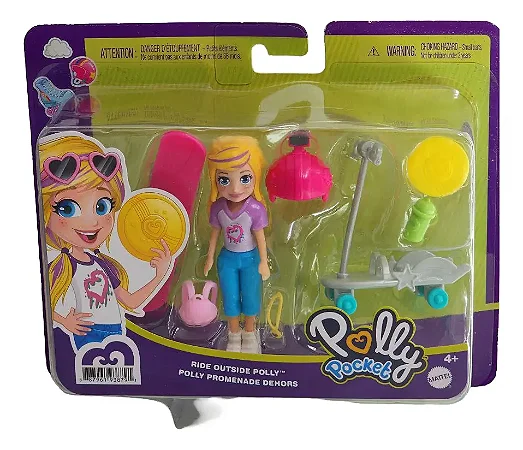 Polly Atividades de Verão Patinete Divertido - GWD82 - Mattel