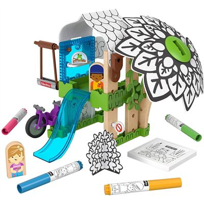 Colorir Casa na Árvore com Canetas - Fisher Price - GLY25 - Mattel