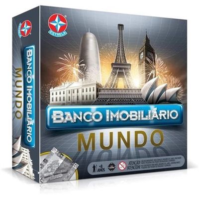 Banco Imobiliário Mundo  - 1201602800053 - Estrela