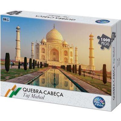 Quebra Cabeça 1000 Peças Taj Mahal Premium - 7267 - Pais e Filhos