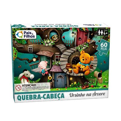 Quebra cabeca com pinos (9pc) modelo Ursos - JottPlay - Compre brinquedos  educativos online