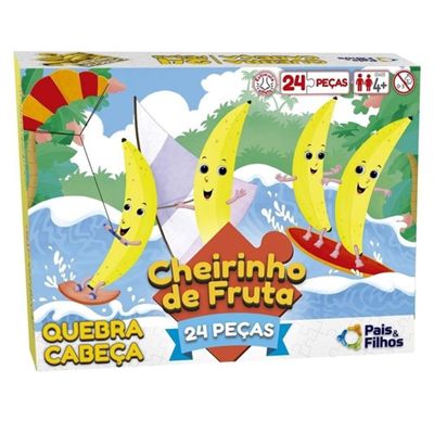 Quebra-Cabeça 24 Peças - Cheirinho de Fruta Banana - 994 - Pais E Filhos