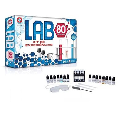 Kit de Experiências - Jogo Lab 80 - 801001612800020 - Estrela