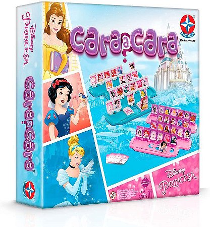 Jogo Cara A Cara Princesas Disney Estrela