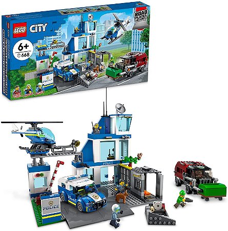 Lego City - Delegacia de Policia -  668 Peças - 60316 - Lego✔