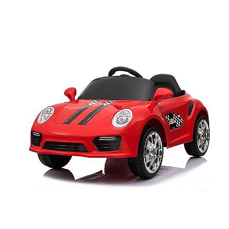 Carro Elétrico Infantil Esporte Luxo - Vermelho 6v - 646 - Bang Toys