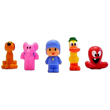 Turma do Pocoyo Miniaturas Dedoche - 5 Peças - 3013 - Cardoso