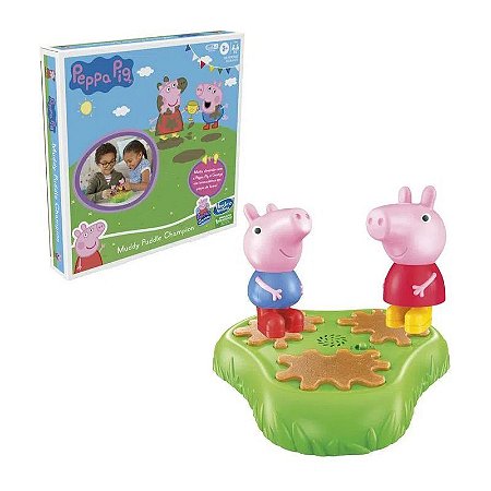 Jogo De Tabuleiro - Peppa Pig Poças De Lama - F4262 - Hasbro