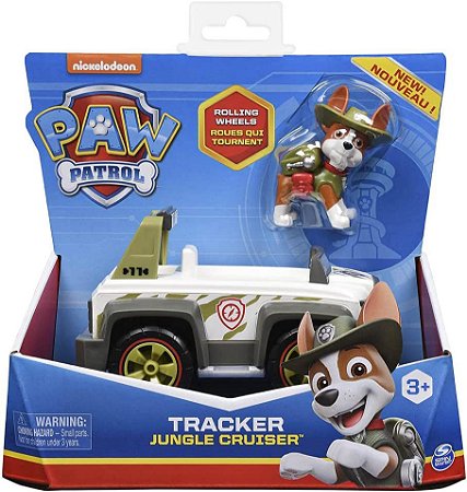 Patrulha Canina - Boneco e Veiculo Solido Tracker - 2724 - Sunny