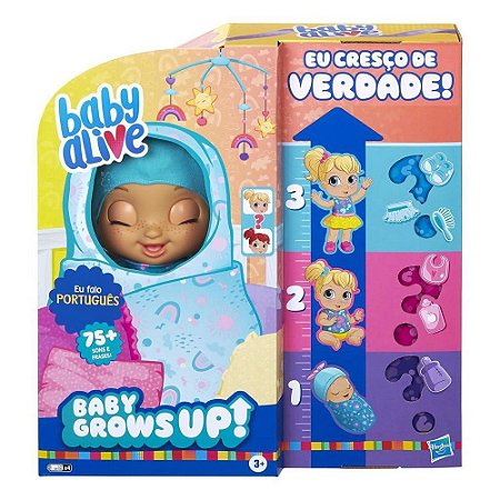 Boneca Baby Alive  - Cresce De Verdade - E8199 - Hasbro