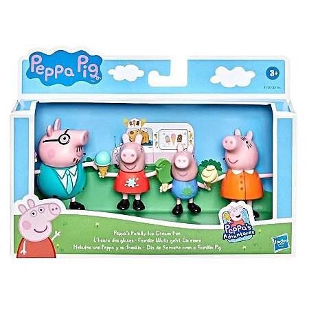 Peppa - Dia De Sorvete Com A Família Pig - F2171 - Hasbro