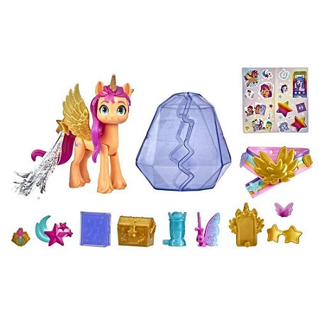 My Little Pony - Unicórnio  Sunny Starscout - Aventuras Do Cristal - F1785 - Hasbro