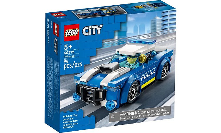 Lego City - Carro da Polícia - 94 Peças - 60312 - Lego✔
