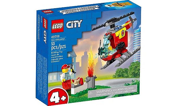 Lego City - Helicóptero dos Bombeiros - 60318