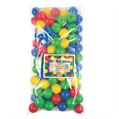 Bolinhas Coloridas para Piscina Kit 100 Unidades : :  Brinquedos e Jogos