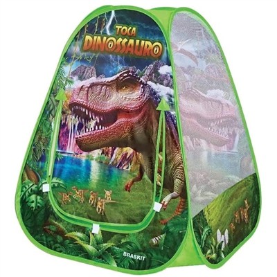 Barraca Infantil - Toca Dinossauro - Verde - 8203 - Braskit