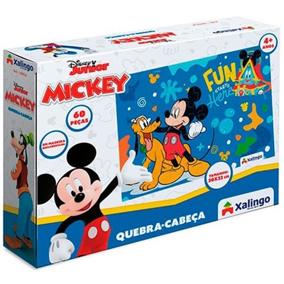 Quebra-Cabeça - Casa do Mickey - 18998 - Xalingo