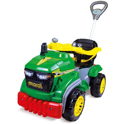 Carrinho de Passeio ou Pedal com Empurrador - Tractor Agro Verde - 3190 - Maral