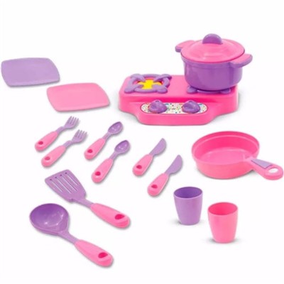 Conjunto De Brinquedos De Cozinha De Plástico Infantil De 8 Peças