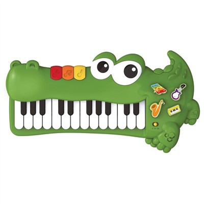 Piano Musical Infantil - Jacaré - 6302 - Braskit