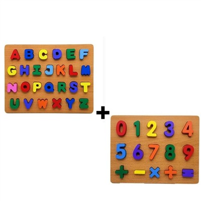 Combo - Aprenda Brincando - Cores e Números + Cores e Alfabeto - Dmt5729/Dmt5730