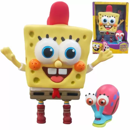 Boneco De Vinil  Bob Esponja e Gary - 3076 - Lider