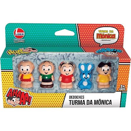 Dedoche Turma Da Mônica - 5 Personagens - 3009 - Lider