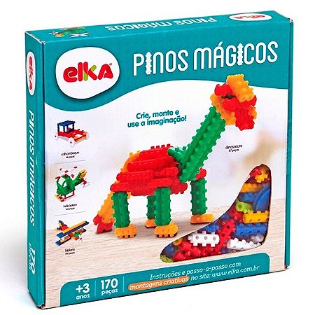 Conjunto Pinos Mágicos 170 Peças - 90 - Elka