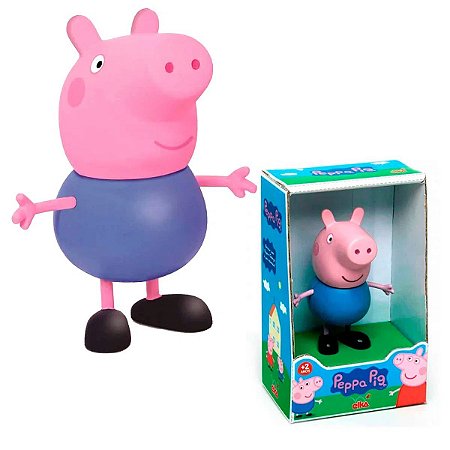 Peppa Pig - Boneco de Vinil George - 15 cm - 998 - Elka